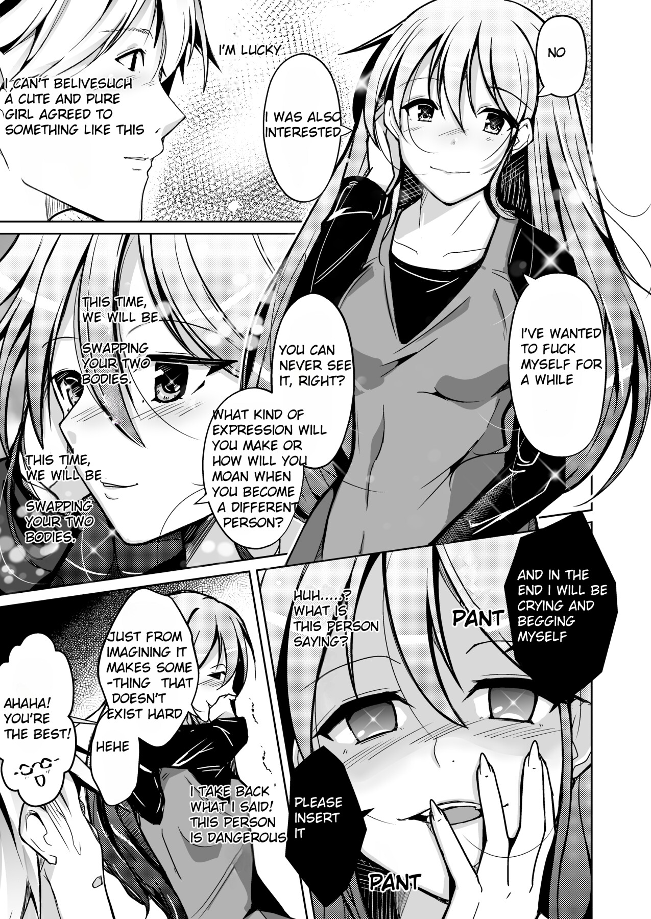 Hentai Manga Comic-Him and Her Captivated by the body of the opposite sex-Read-4